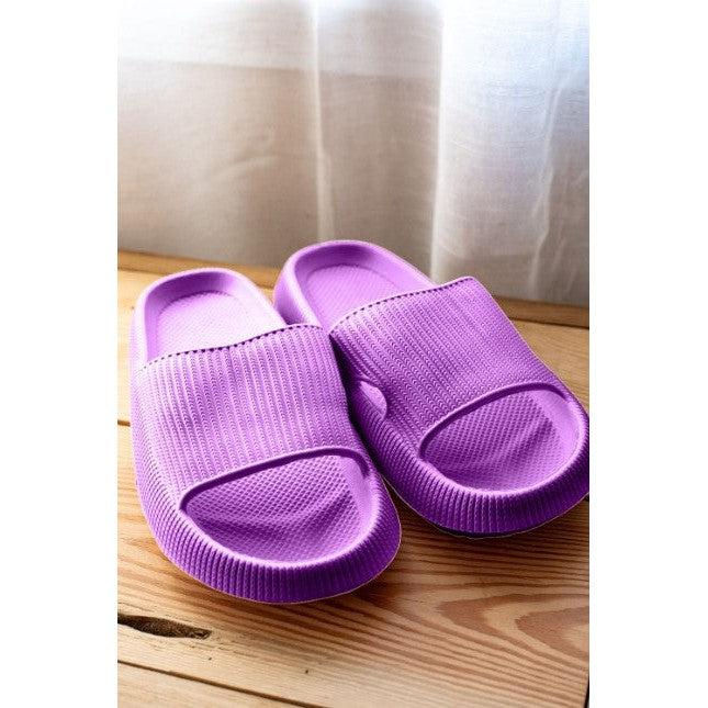 PreOrder | Purple  Insanely Comfy -Beach or Casual Slides