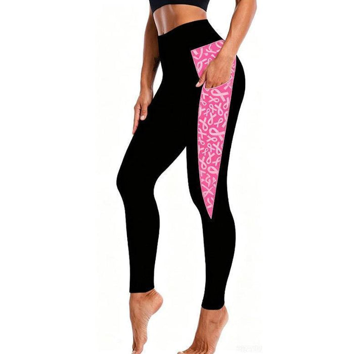 Ready to Ship | Breast Cancer Awareness Panel Leggings 2 Pack