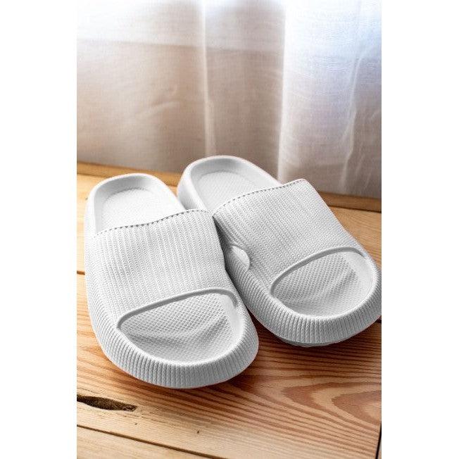 PreOrder | White Insanely Comfy -Beach or Casual Slides