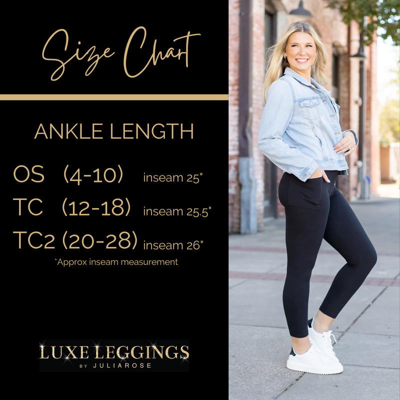 PreOrder | The Alana - 7/8 Ankle Length Leggings with Pockets