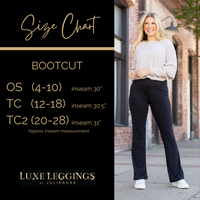 PreOrder | The Liz - Crossover 30"  Bootcut Leggings with Pockets