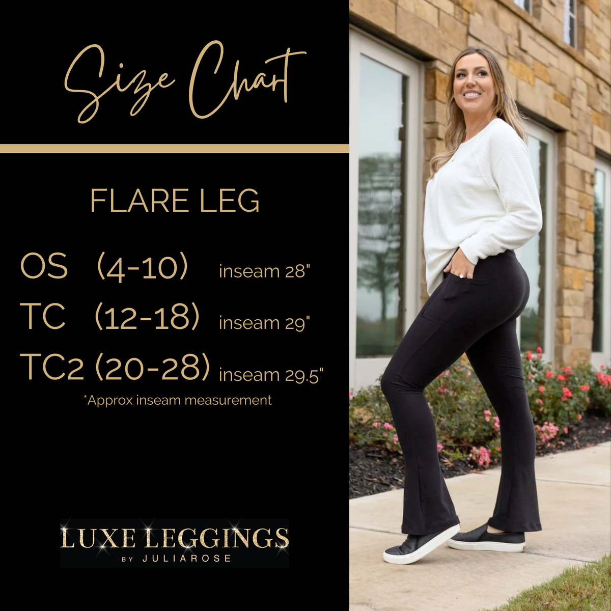 Ready to Ship | The Brandy - Brown Flare Leggings WITH POCKETS - Luxe Leggings by Julia Rose®