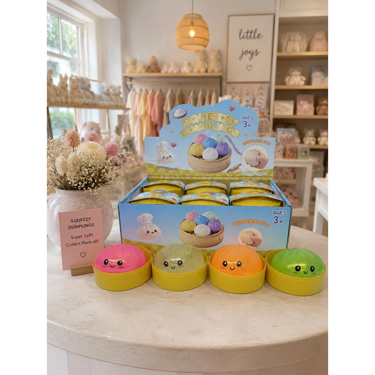Ready to Ship | BRIGHT Colored Glitter Dumplings