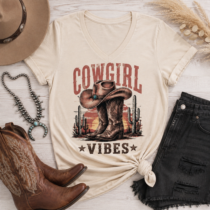 Cowgirl Vibes V-NECK