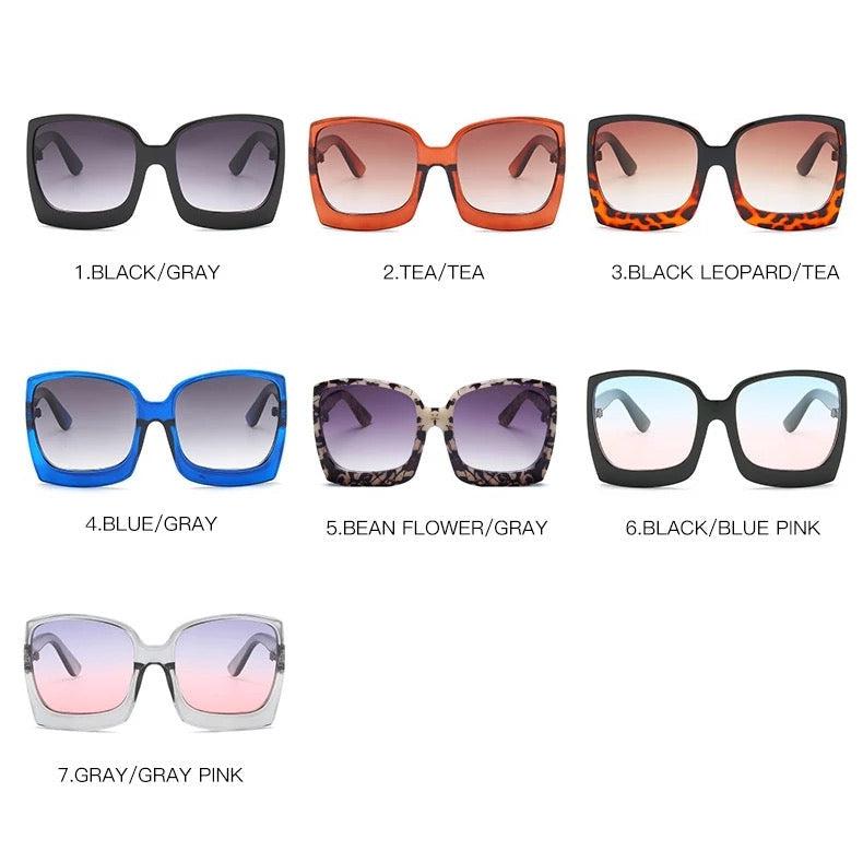 Ready to Ship | Tortoise Megan Oversized Gradient Sunglasses