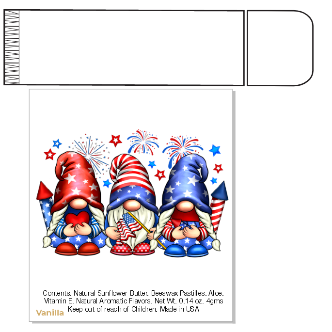 Patriotic Lip Balms (Pack of 50)