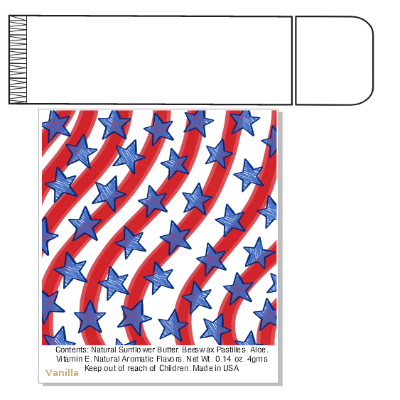 Patriotic Lip Balms (Pack of 50)
