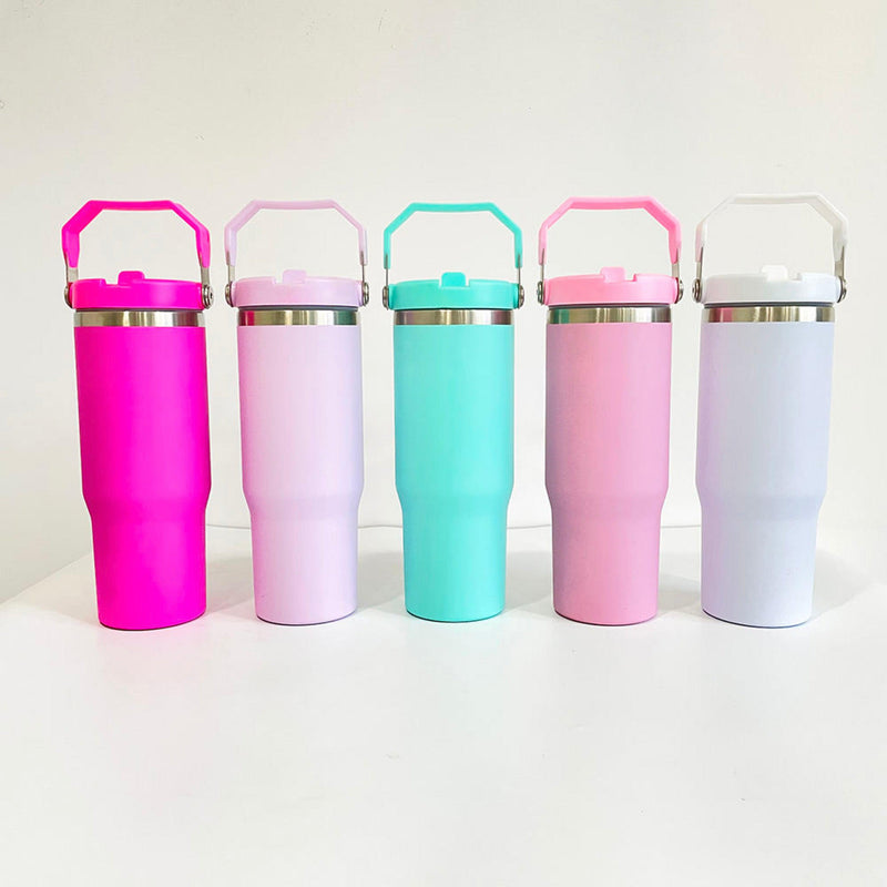 Ready to Ship | The Debbie - 30oz Matte Macaron Sublimation Stainless Steel Tumbler