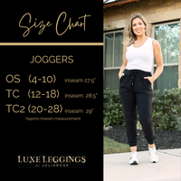 *Ready to Ship | The Reagan - Black Joggers  - Luxe Leggings by Julia Rose®