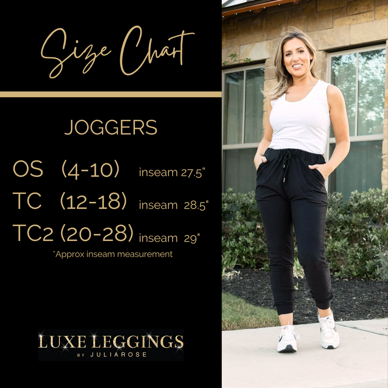 Ready to Ship | The Brianna Brown Joggers  - Luxe Leggings by Julia Rose®