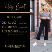 PreOrder | The Delilah - Kick Flare Leggings with Pockets