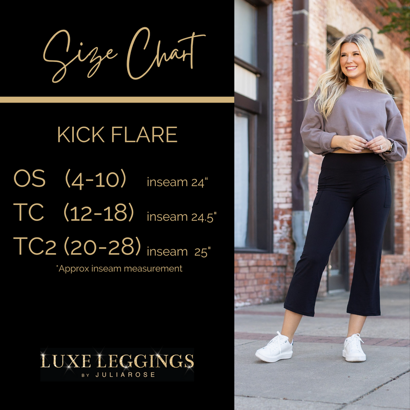 PreOrder | The Delilah - Kick Flare Leggings with Pockets