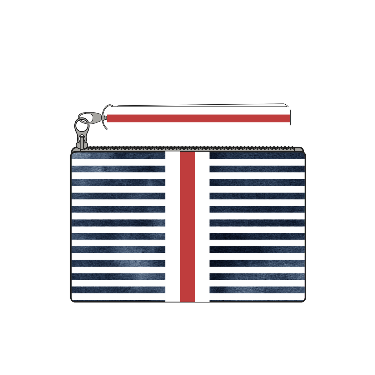 SAMPLE  | The Hope -  Nautical Stripe Swim Bag