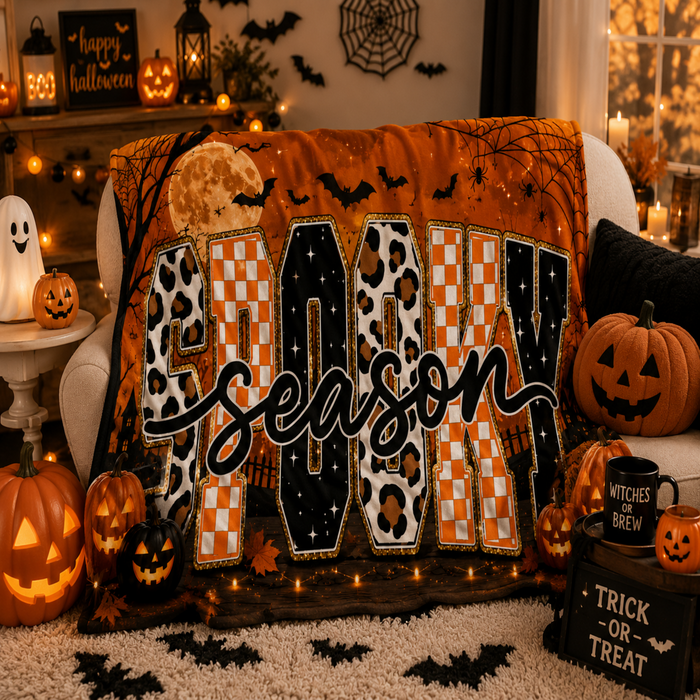 Ready to Ship | Spooky Season - Halloween Blankets