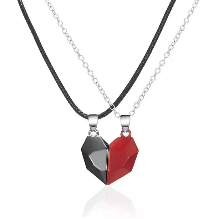 SAMPLE | Magnetic Attraction Heart Necklace