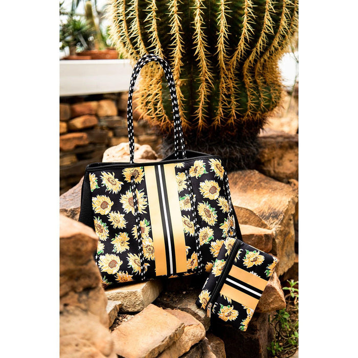 Ready to Ship  | Sunflower Neoprene Tote Bag